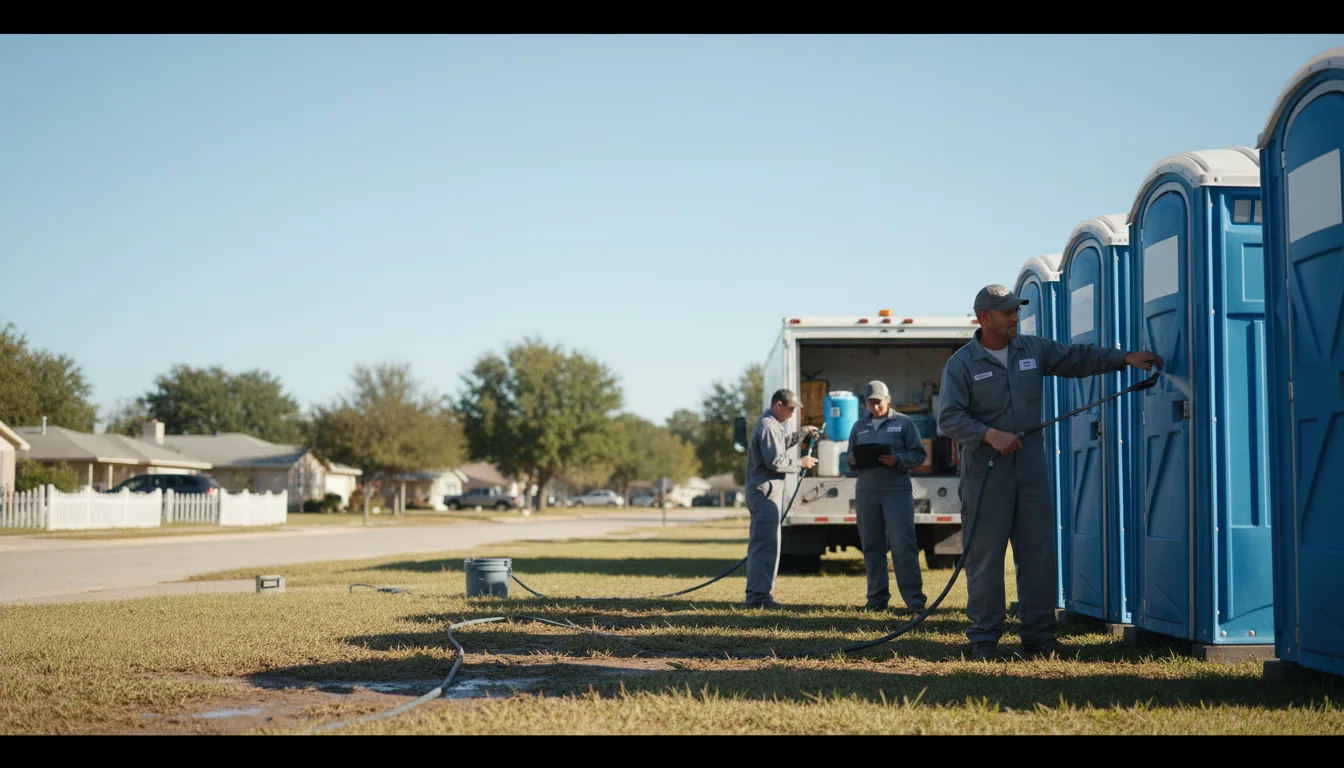 Long-Term Portable Toilet Rental in Monroe, OK near me